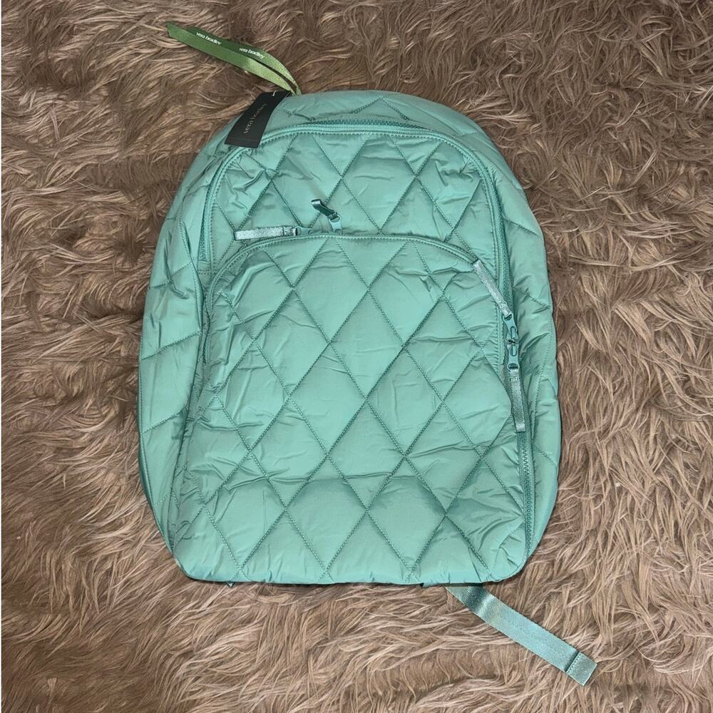 New Vera Bradley Westover Hybrid Backpack Beryl Green Featherweight
